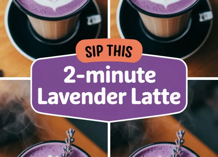 Easy 2-Minute Lavender Latte