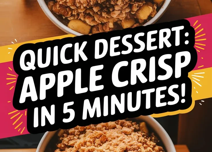 Easy Microwave Apple Crisp