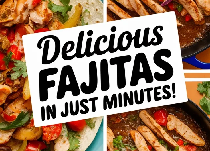 Easy Microwave Chicken Fajitas