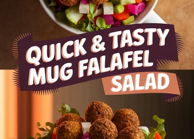 Easy Mug Falafel Salad