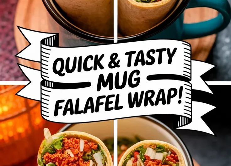 Easy Mug Falafel Wrap