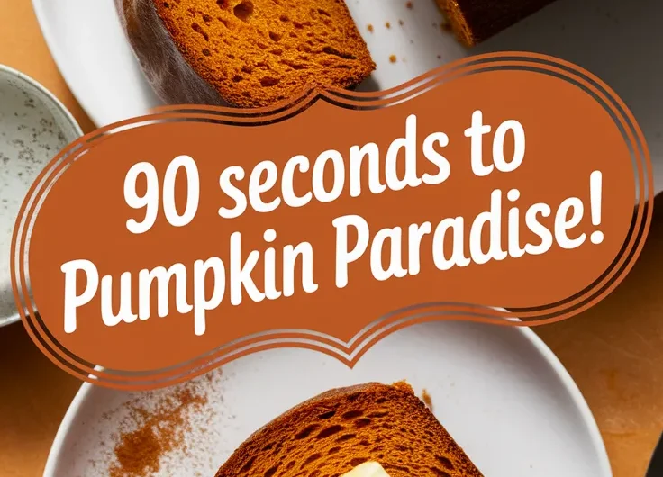 Easy 90-Second Pumpkin Bread