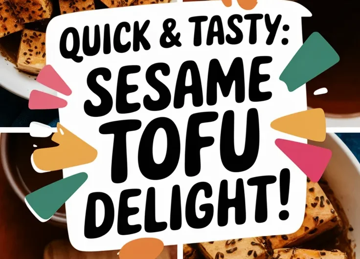 Easy 2-Minute Sesame Tofu