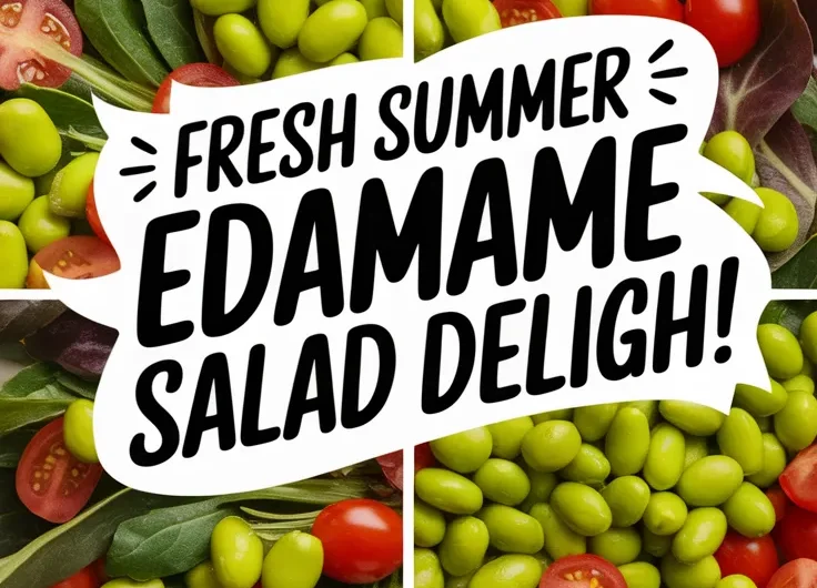 Edamame Salad – Summer Fresh (Microwave Beans)