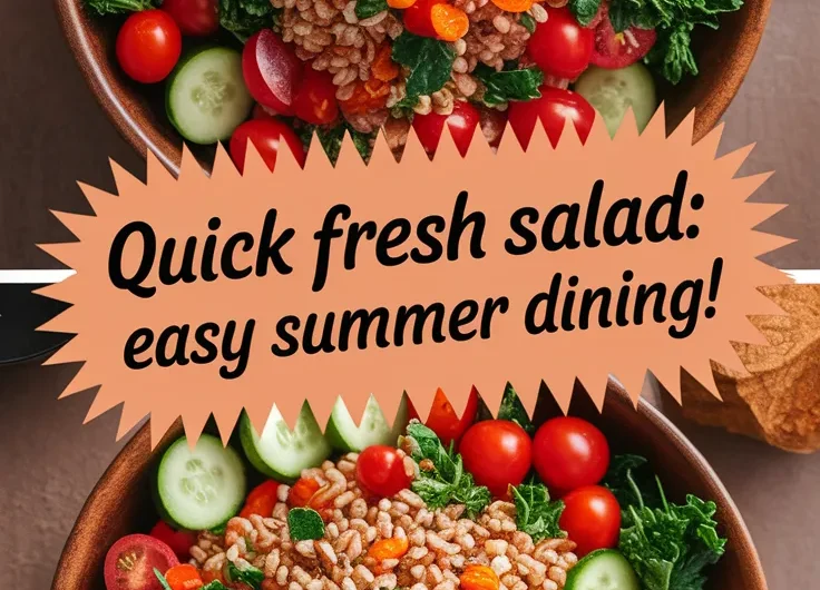 Farro Salad with Summer Herbs (Microwave Base)