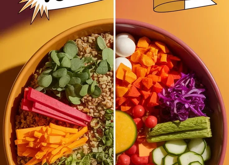 Freekeh Salad – Summer Bowl (Microwave Grains)