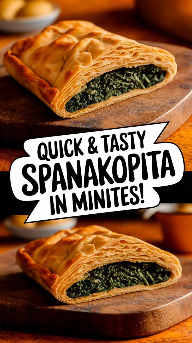 Frozen Spanakopita from Trader Joe’s - delicious spinach and cheese filling in flaky pastry