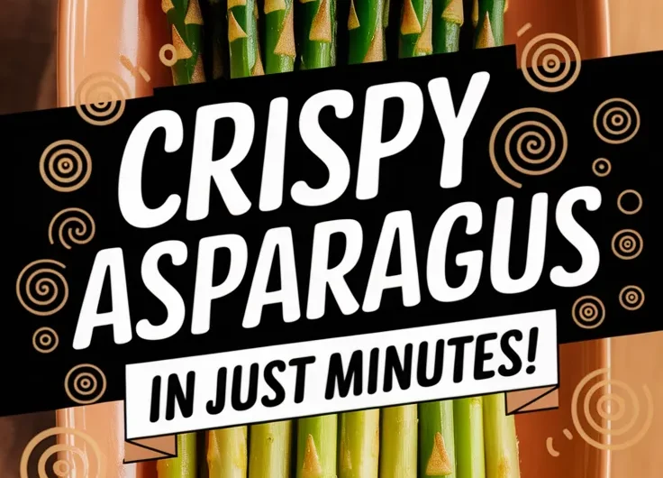 Garlic Parmesan Asparagus (Microwave Crisped)