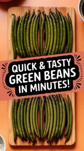 Delicious Glazed Green Beans with Balsamic Finish Ready to Eat