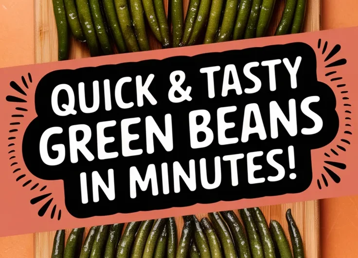 Glazed Green Beans (Microwave Balsamic Finish)