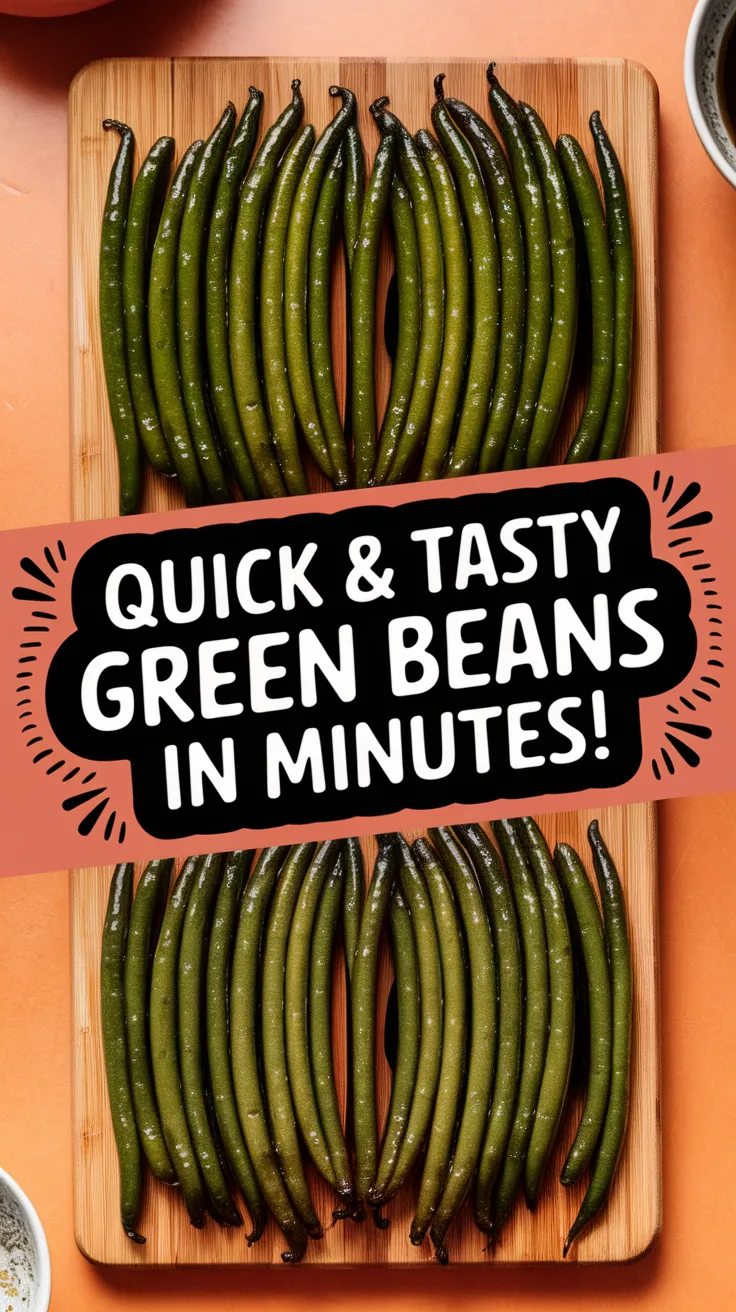 Delicious Glazed Green Beans with Balsamic Finish Ready to Eat