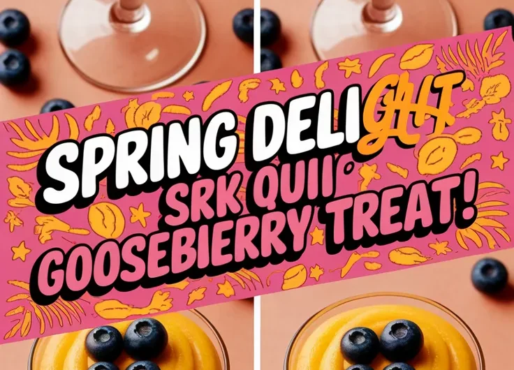Gooseberry Fool – Spring Treat (Microwave Puree)