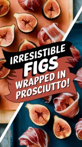 Delicious grilled prosciutto-wrapped figs ready to enjoy, highlighting the sweet figs and savory prosciutto.