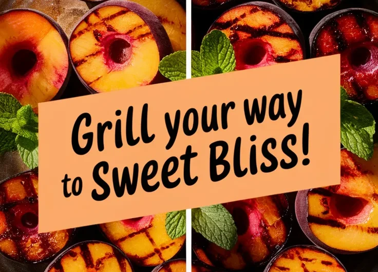 Grilled Stone Fruit Delight (Microwave Softened)