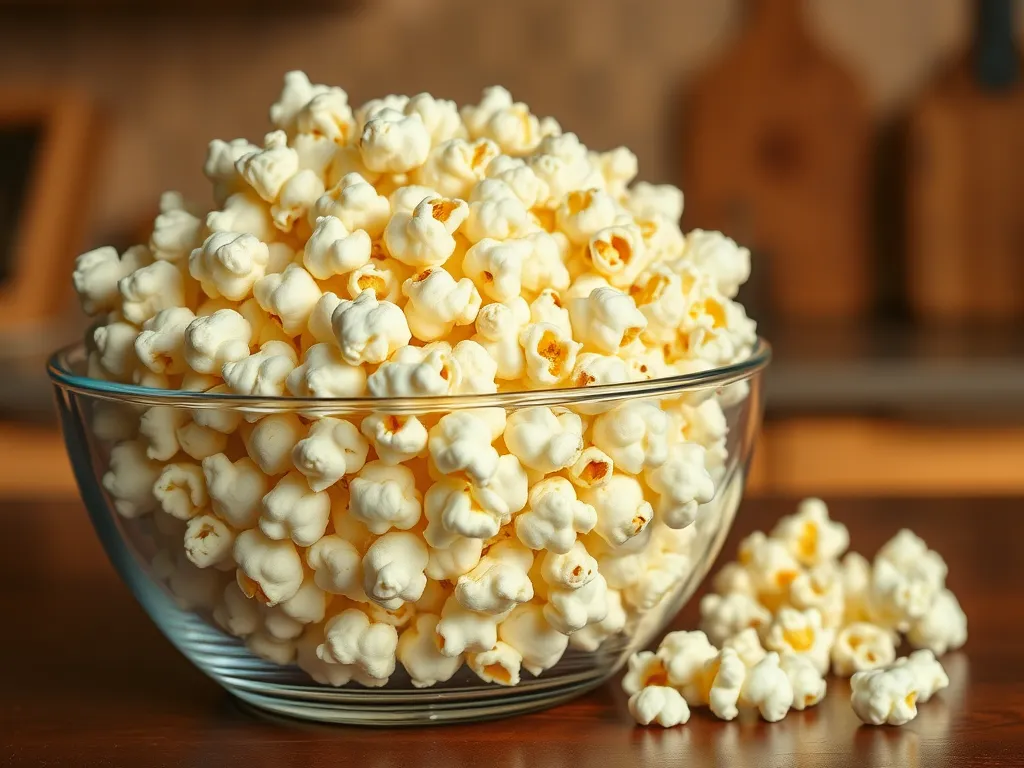Bowl of healthy homemade popcorn for a cheaper and healthier snack alternative.