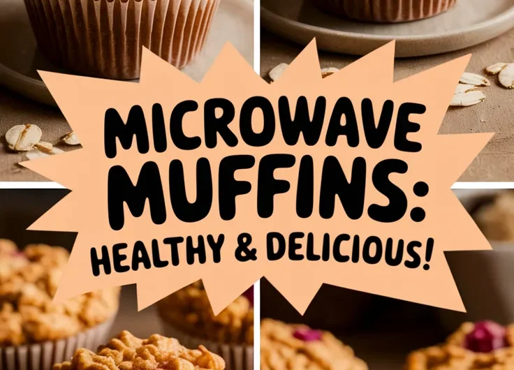 Healthy Oat Muffins (Microwave Bake)