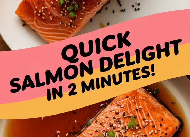 Honey Garlic Salmon (Microwave Poach Style)
