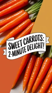 Honey glazed carrots prepared in a microwave for a quick and tender dish.