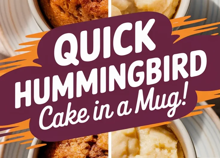 Hummingbird Cake in a Mug (Microwave Shortcut)