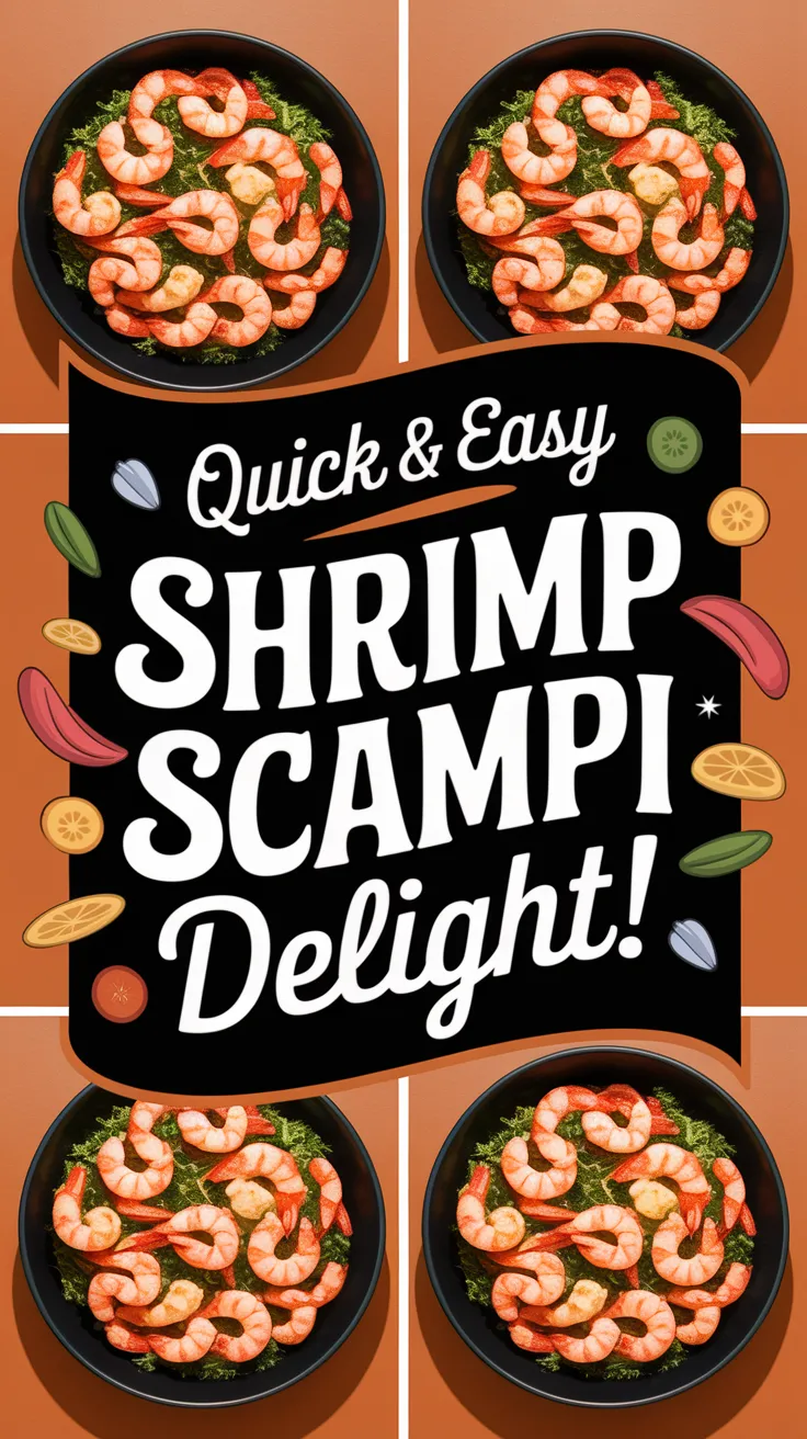 Delicious microwave shrimp scampi dish for a quick meal