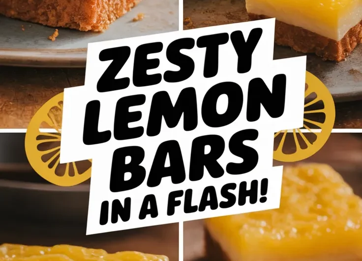 Lemon Bars with Spring Zing (Microwave Crust)