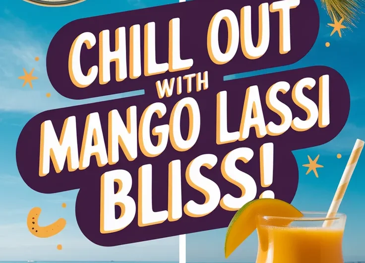 Mango Lassi with Beach Mood (Microwave Fruit Blend)