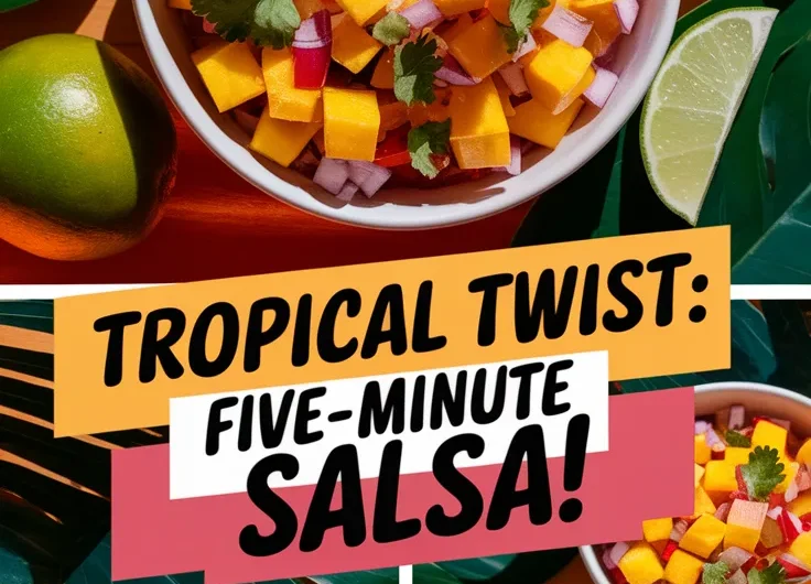 Mango Salsa – Summer Style (Microwave Pepper Roast)