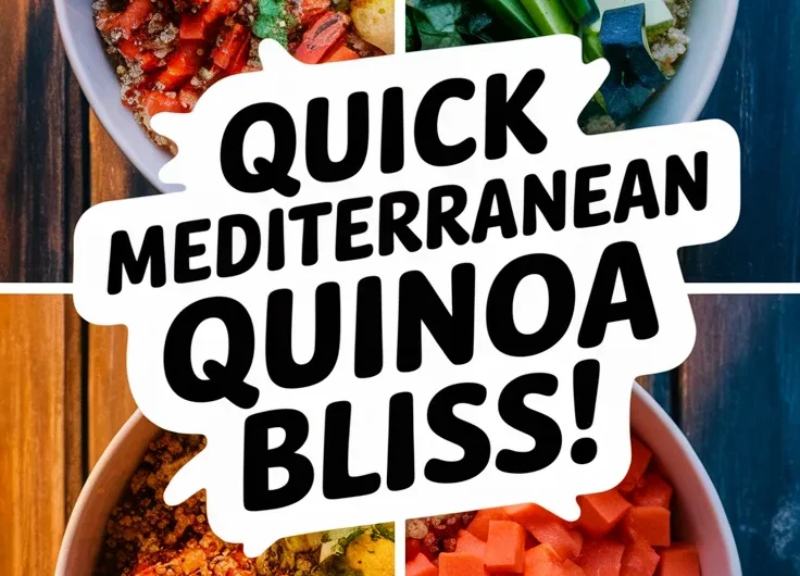 Mediterranean Quinoa Bowl (Microwave-Friendly)