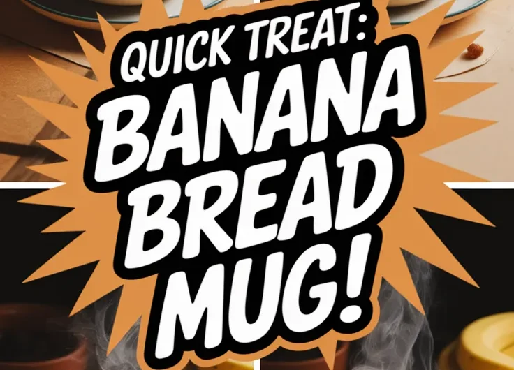 2-Minute Microwave Banana Bread Protein Mug