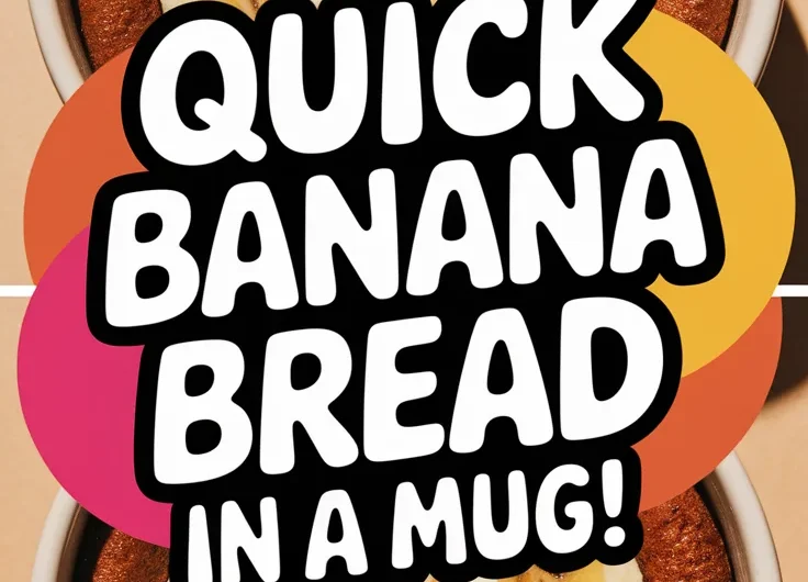Microwave Banana Bread Mug Cake