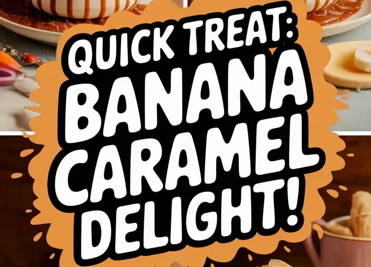 Microwave Banana Caramel Mug