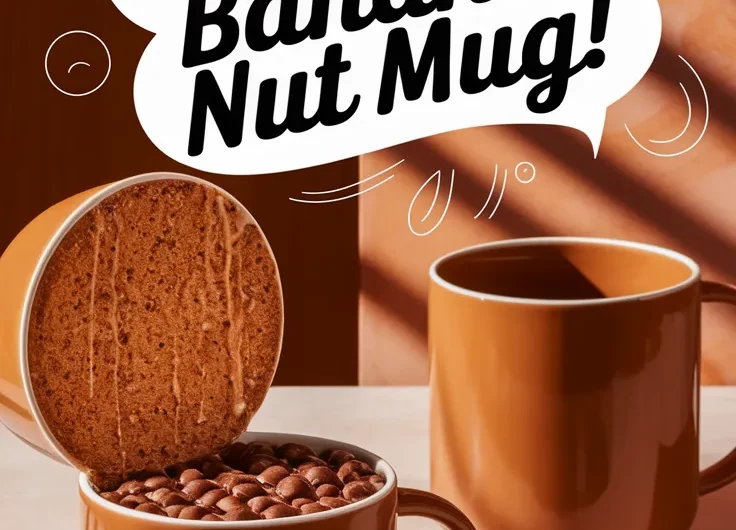 Microwave Banana Nut Mug Cake