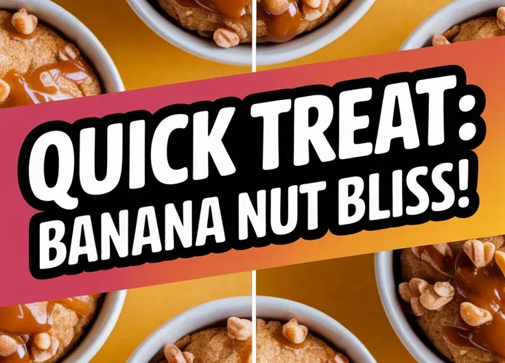 2-Minute Microwave Banana Nut Mug Muffin