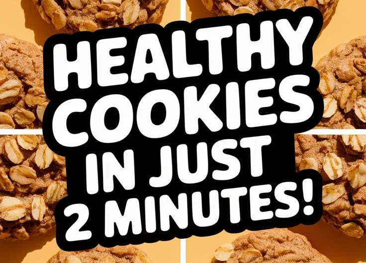 2-Minute Microwave Banana Oat Cookies (Gluten-Free)