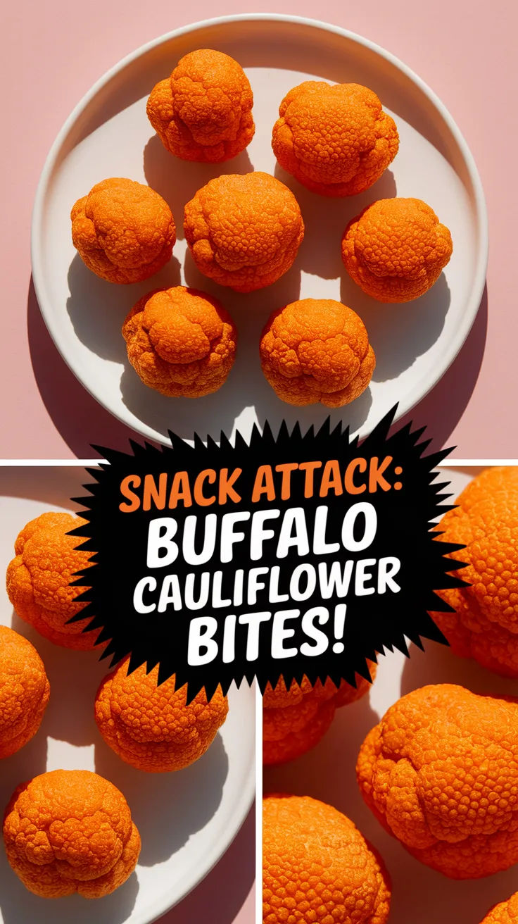 Delicious microwave buffalo cauliflower bites perfect for snacking