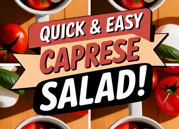 2-Minute Microwave Caprese Salad in a Mug