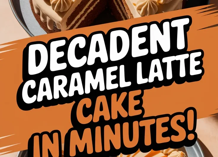 Microwave Caramel Latte Cake