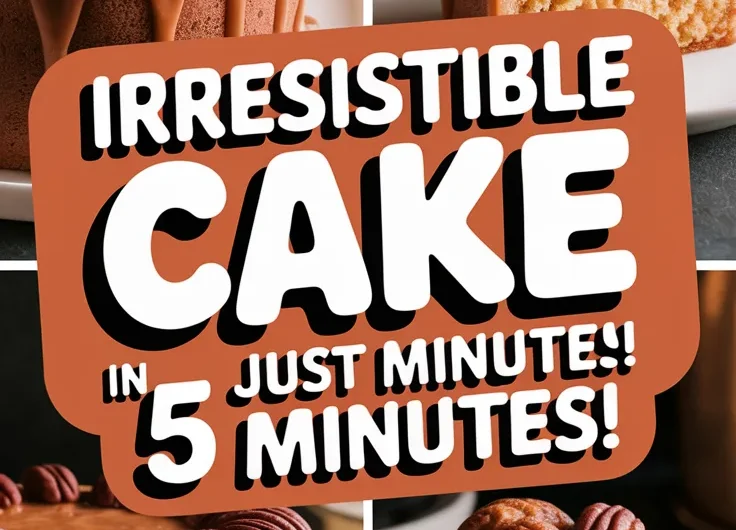 Microwave Caramel Pecan Cake
