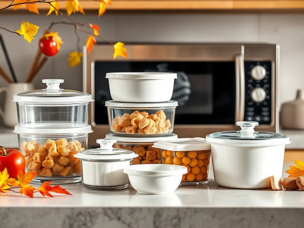 Various carbon fiber containers suitable for microwaving.