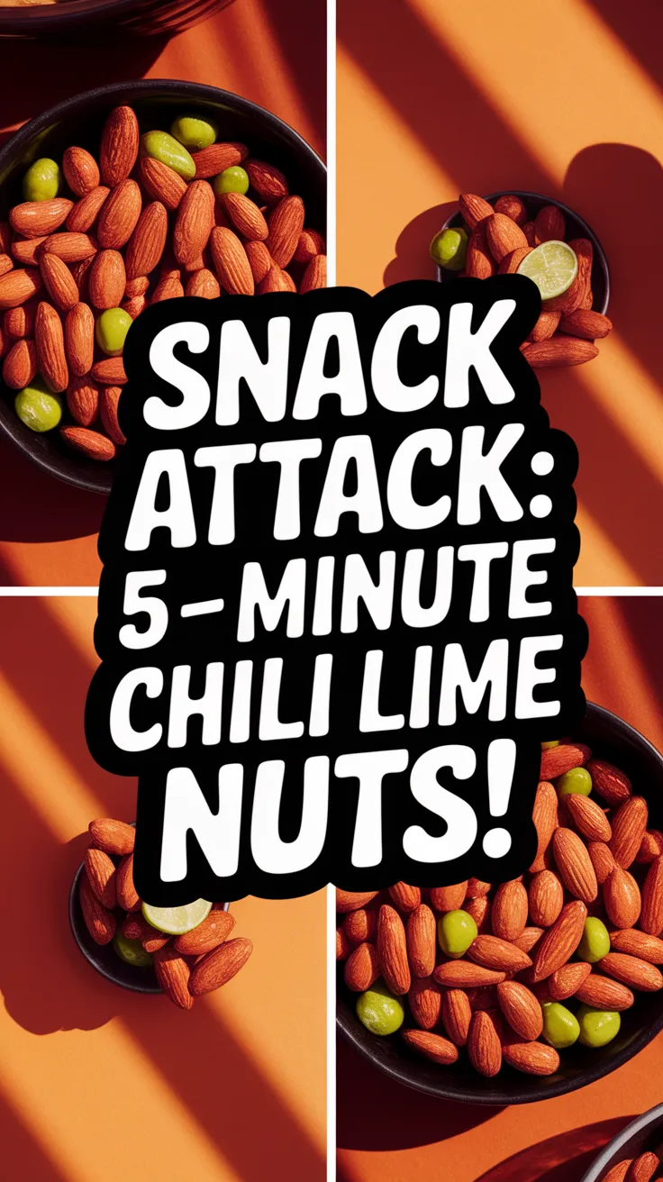 Delicious chili lime almonds prepared quickly in the microwave.
