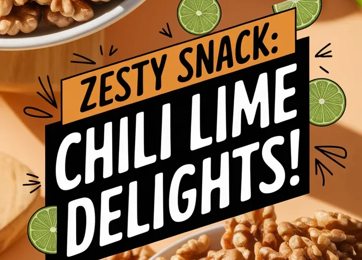 Quick Microwave Chili Lime Walnuts