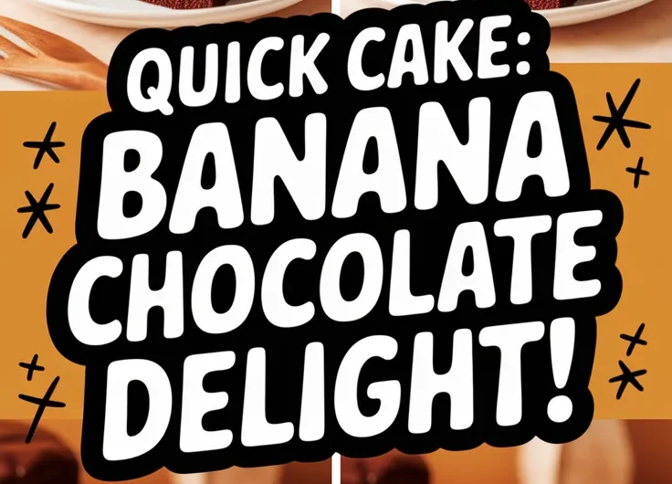 Microwave Chocolate Banana Cake