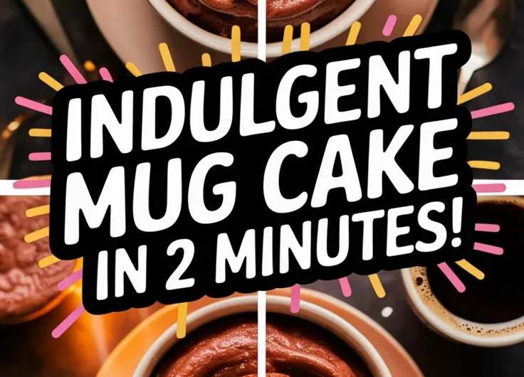 Microwave Chocolate Peanut Butter Mug Cake
