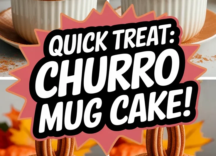 Microwave Churro Mug Cake