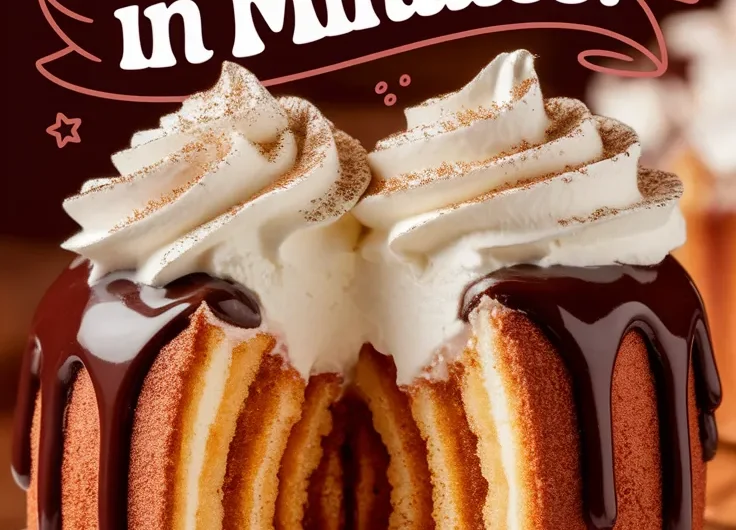 2-Minute Microwave Churro Mug Cake (Cinnamon Sugar)