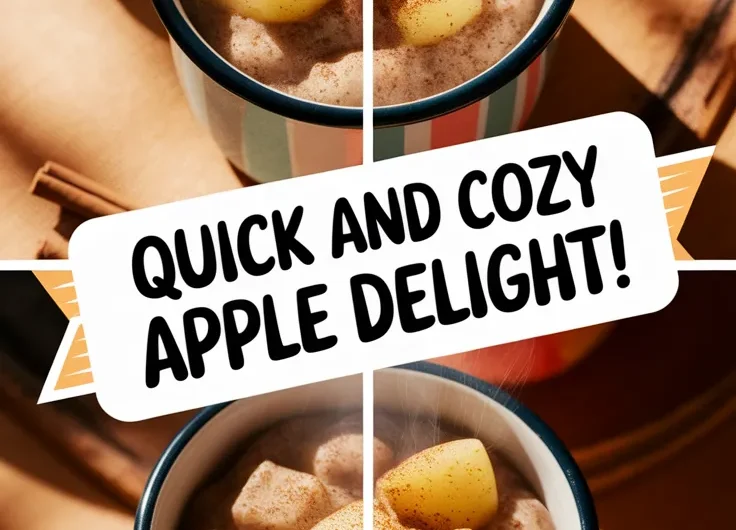 2-Minute Microwave Cinnamon Apple Mug Cereal
