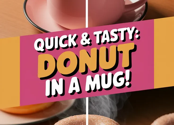 2-Minute Microwave Cinnamon Sugar Donut Mug