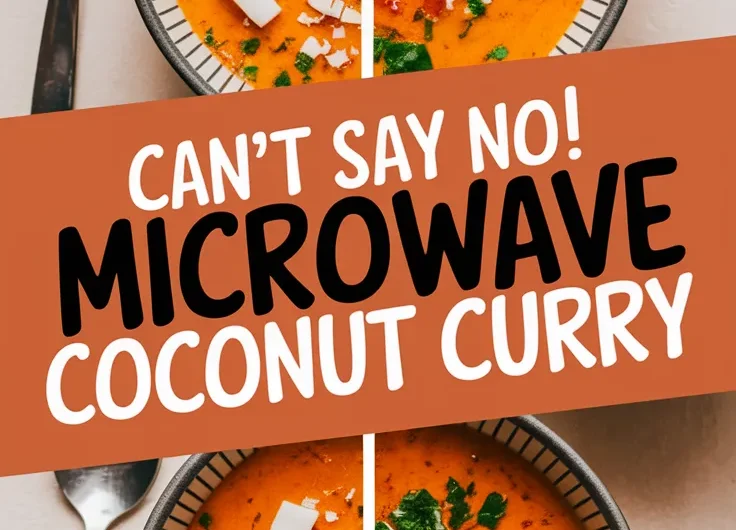 2-Minute Microwave Coconut Curry Soup (Dairy-Free)