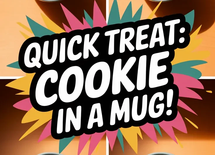 Quick and Easy Microwave Cookie Dough Mug
