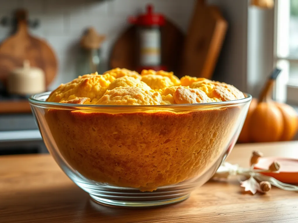 Delicious cornbread made in Anyday bowl using a microwave